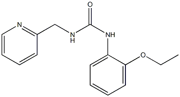 1-(2-ethoxyphenyl)-3-(pyridin-2-ylmethyl)urea 结构式