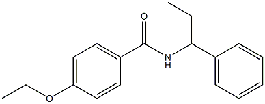 4-ethoxy-N-(1-phenylpropyl)benzamide Structure