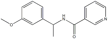 N-[1-(3-methoxyphenyl)ethyl]pyridine-3-carboxamide