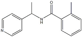 2-methyl-N-(1-pyridin-4-ylethyl)benzamide Structure
