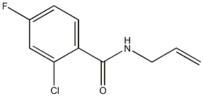 2-chloro-4-fluoro-N-prop-2-enylbenzamide Structure