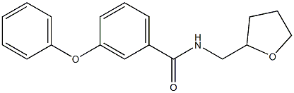 N-(oxolan-2-ylmethyl)-3-phenoxybenzamide Struktur