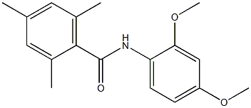 N-(2,4-dimethoxyphenyl)-2,4,6-trimethylbenzamide 结构式