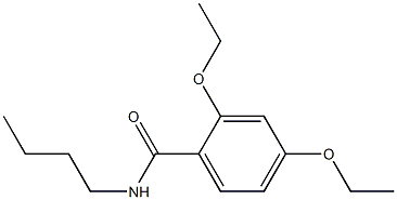 N-butyl-2,4-diethoxybenzamide Structure