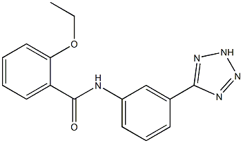 2-ethoxy-N-[3-(2H-tetrazol-5-yl)phenyl]benzamide Structure