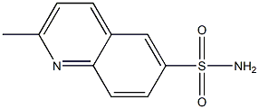 2-methylquinoline-6-sulfonamide 化学構造式