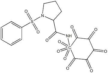 1-(benzenesulfonyl)-N-(4-octoxyphenyl)pyrrolidine-2-carboxamide 化学構造式