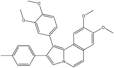  1-(3,4-dimethoxyphenyl)-8,9-dimethoxy-2-(4-methylphenyl)pyrrolo[2,1-a]isoquinoline