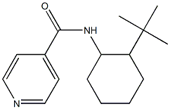 N-(2-tert-butylcyclohexyl)pyridine-4-carboxamide 结构式