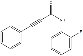 N-(2-fluorophenyl)-3-phenylprop-2-ynamide Structure