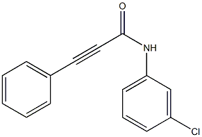 N-(3-chlorophenyl)-3-phenylprop-2-ynamide,,结构式