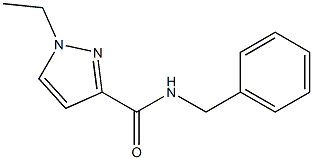 N-benzyl-1-ethylpyrazole-3-carboxamide Structure