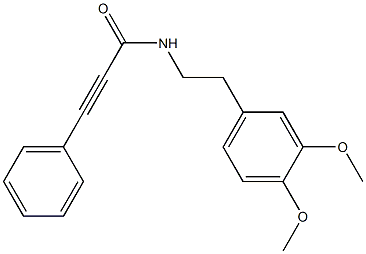 N-[2-(3,4-dimethoxyphenyl)ethyl]-3-phenylprop-2-ynamide Structure