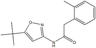 N-(5-tert-butyl-1,2-oxazol-3-yl)-2-(2-methylphenyl)acetamide Structure