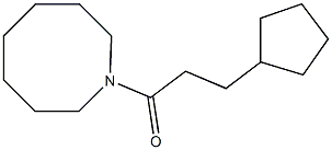 1-(azocan-1-yl)-3-cyclopentylpropan-1-one 结构式