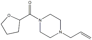 oxolan-2-yl-(4-prop-2-enylpiperazin-1-yl)methanone Structure