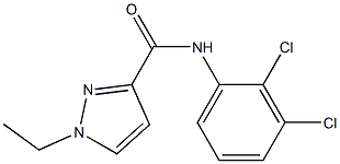 N-(2,3-dichlorophenyl)-1-ethylpyrazole-3-carboxamide Struktur