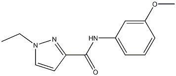  1-ethyl-N-(3-methoxyphenyl)pyrazole-3-carboxamide