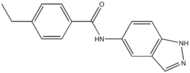 4-ethyl-N-(1H-indazol-5-yl)benzamide Struktur