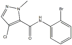 N-(2-bromophenyl)-4-chloro-2-methylpyrazole-3-carboxamide|