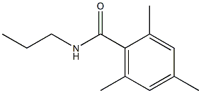 2,4,6-trimethyl-N-propylbenzamide 化学構造式
