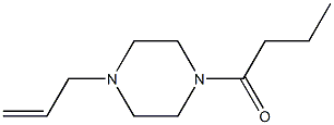 1-(4-prop-2-enylpiperazin-1-yl)butan-1-one Structure