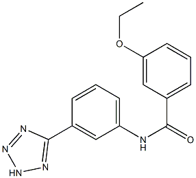 3-ethoxy-N-[3-(2H-tetrazol-5-yl)phenyl]benzamide Structure