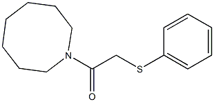 1-(azocan-1-yl)-2-phenylsulfanylethanone Structure