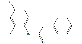 N-(4-methoxy-2-methylphenyl)-2-(4-methylphenyl)acetamide Structure