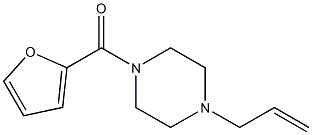 furan-2-yl-(4-prop-2-enylpiperazin-1-yl)methanone Structure