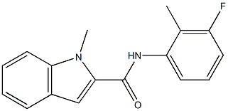 N-(3-fluoro-2-methylphenyl)-1-methylindole-2-carboxamide