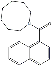 azocan-1-yl(naphthalen-1-yl)methanone 化学構造式