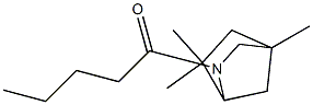 1-(4,6,6-trimethyl-2-azabicyclo[2.2.1]heptan-2-yl)pentan-1-one Struktur