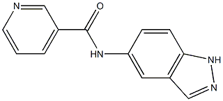 N-(1H-indazol-5-yl)pyridine-3-carboxamide,,结构式