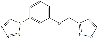 3-[[3-(tetrazol-1-yl)phenoxy]methyl]-1,2-oxazole Structure