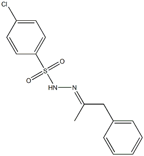 4-chloro-N-[(E)-1-phenylpropan-2-ylideneamino]benzenesulfonamide Structure