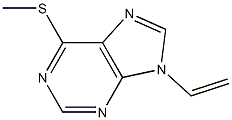 9-ethenyl-6-methylsulfanylpurine,,结构式