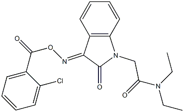 [(E)-[1-[2-(diethylamino)-2-oxoethyl]-2-oxoindol-3-ylidene]amino] 2-chlorobenzoate