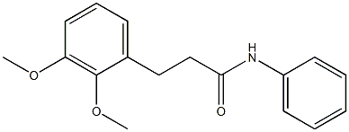 3-(2,3-dimethoxyphenyl)-N-phenylpropanamide Structure