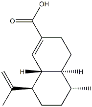(4aS)-3,4,4aα,5,6,7,8,8aβ-Octahydro-5α-methyl-8β-isopropenylnaphthalene-2-carboxylic acid Struktur