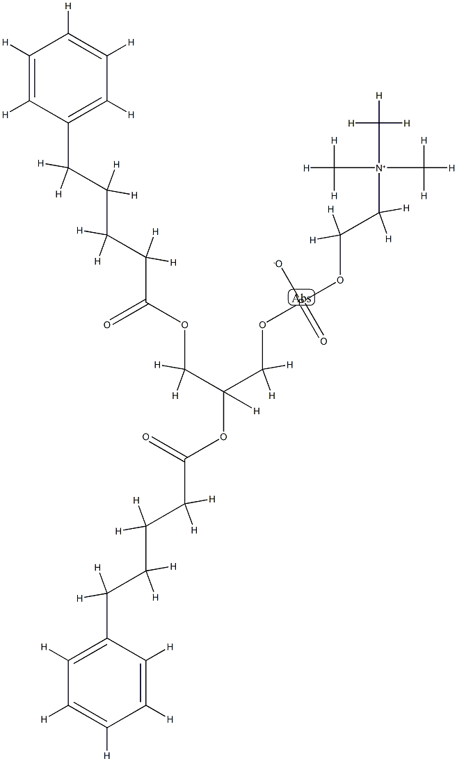 1,2-diphenylvaleroyl-3-phosphatidylcholine 结构式