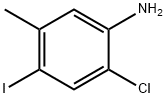 2-氯-4-碘-5-甲基苯胺, 1000341-54-7, 结构式
