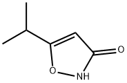 3(2H)-Isoxazolone, 5-(1-Methylethyl)- Struktur