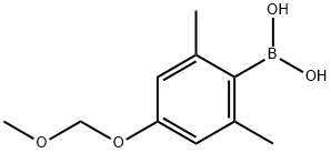 4-(Methoxymethoxy)-2,6-dimethylphenylboronic acid 结构式