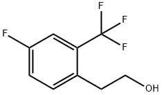 2-(4-氟-2-(三氟甲基)苯基)乙烷-1-醇 结构式