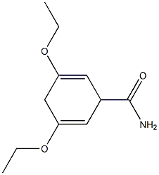 2,5-Cyclohexadiene-1-carboxamide,3,5-diethoxy-(6CI) Structure