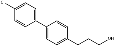 3-(4'-chlorobiphenyl-4-yl)propan-1-ol Struktur