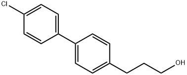 3-(4'-chlorobiphenyl-4-yl)propan-1-ol 结构式