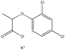 potassium (±)-2-(2,4-dichlorophenoxy)propionate,100063-57-8,结构式