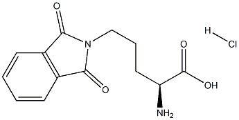 H-Orn(pht)-oh hcl, 10009-97-9, 结构式